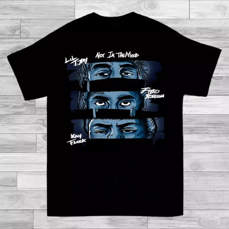 Vintage Fashion T Shirts - New Lil Tjay Not In The