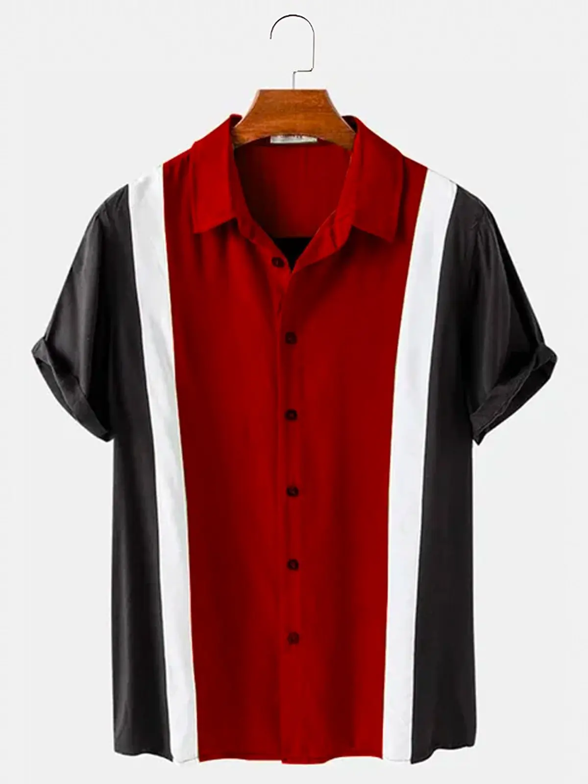 Mens Vintage 50s Classic Two T - Bowling Shirt Camp ulasan dan harga