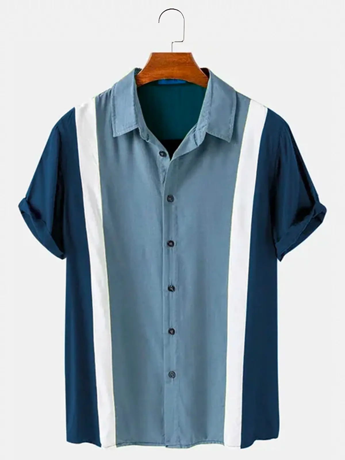 Mens Vintage 50s Classic Two T - Bowling Shirt Camp ulasan dan harga