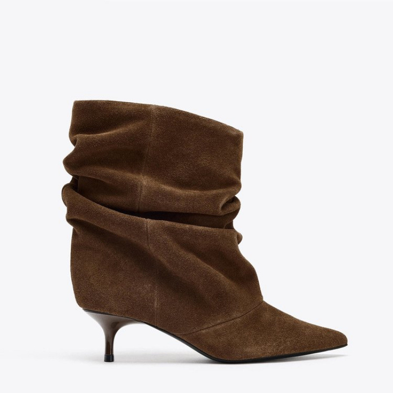 Women Pile Up Ankle Boots 2026 - Vintage And Modern Fashion ulasan dan harga