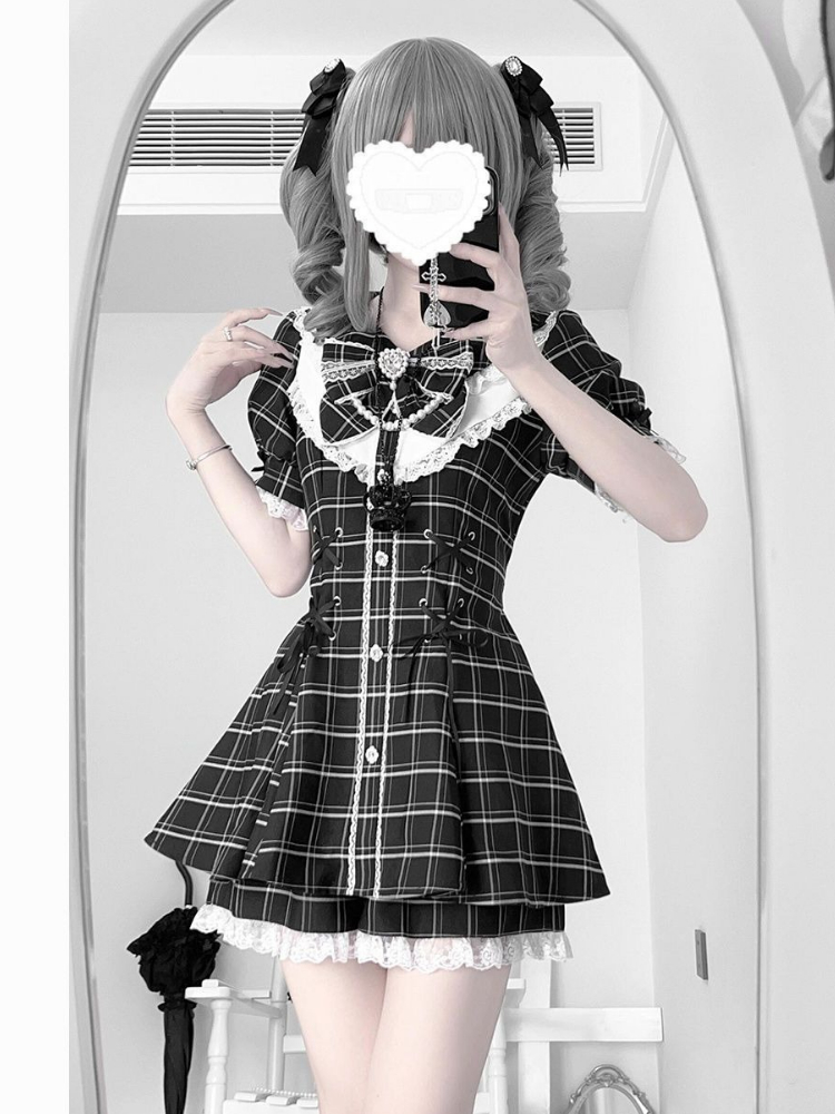 Japanese Style Lolita Sweet Dr - Vintage Fashion Japan ulasan dan harga