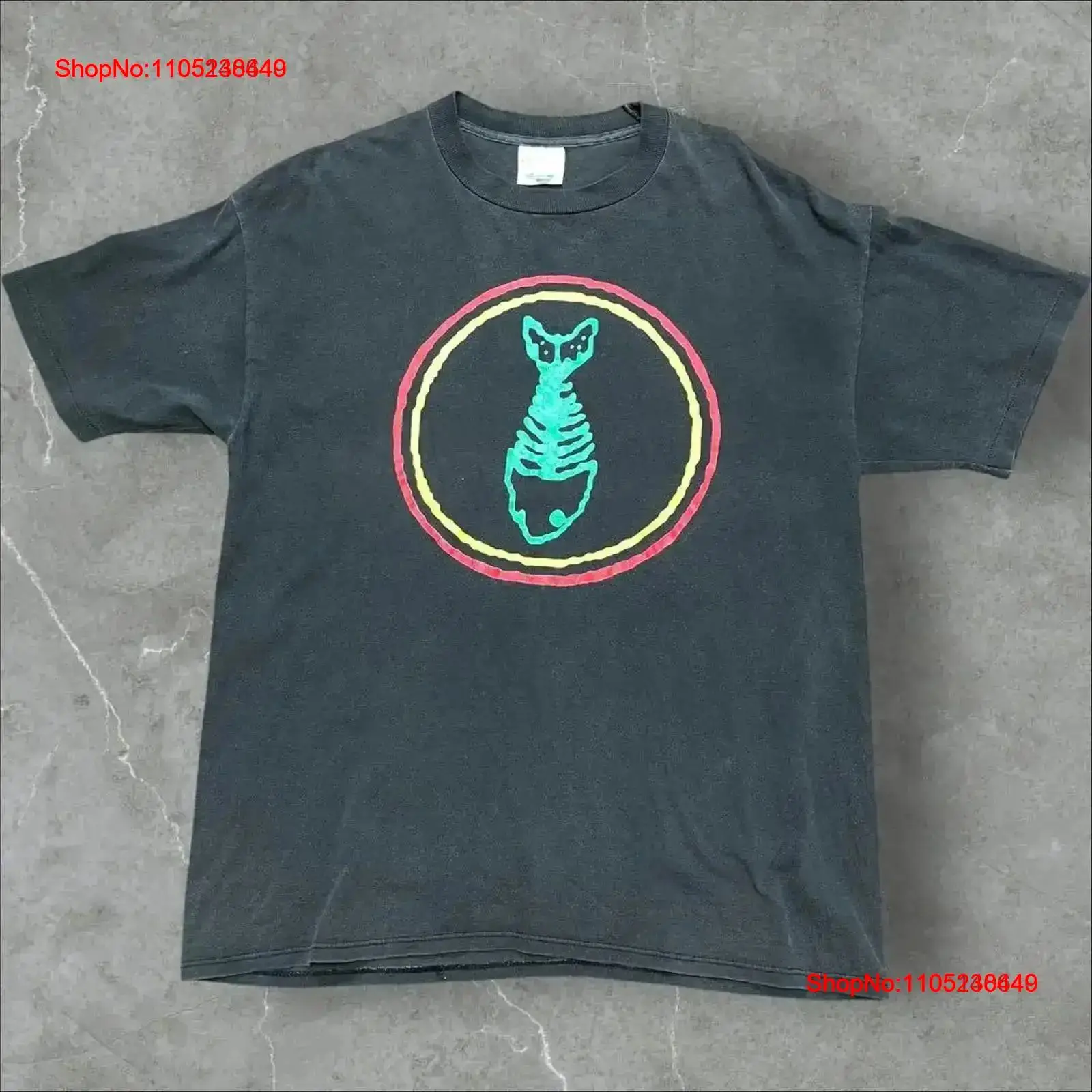 90S Fishbone Band T Shirt Vint - Band Tee Faded 90S ulasan dan harga
