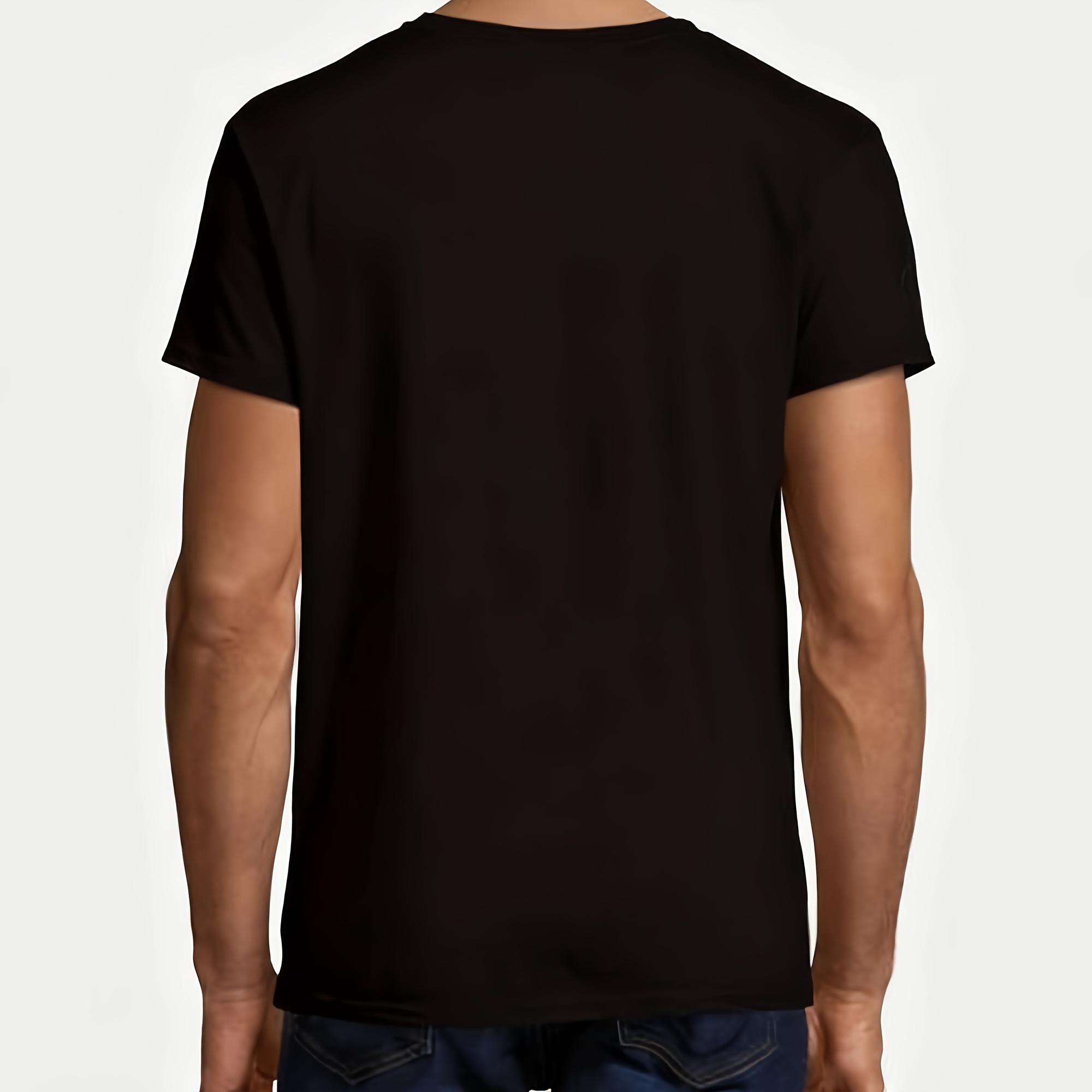 Men's Sm Casual T-Shirt, with  - Vintage Fashion Wear ulasan dan harga