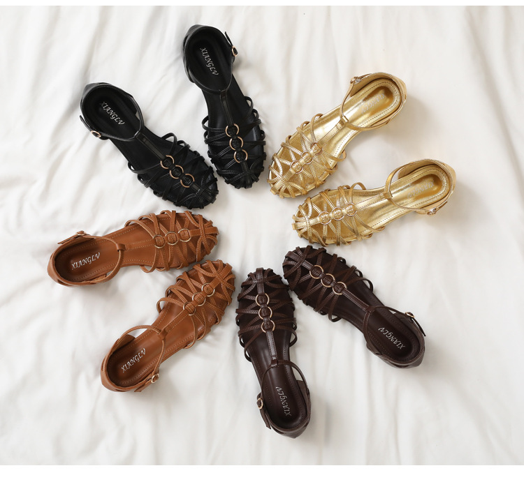 Plus Size Women Roman Sandals  - Vintage And Modern Fashion ulasan dan harga