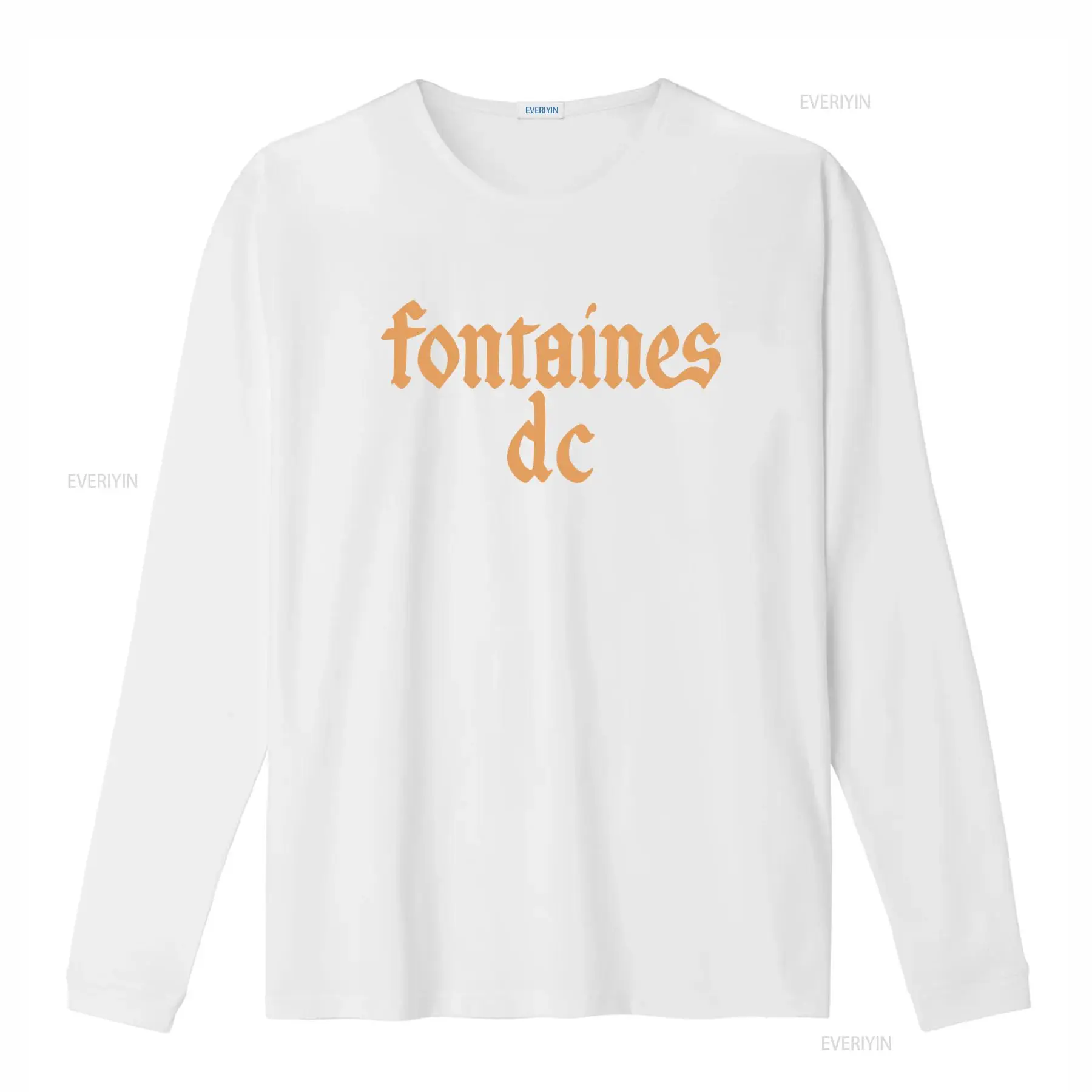 Fontaines D C 'Gothic Logo' Bl - Vintage Fashion T Shirts ulasan dan harga