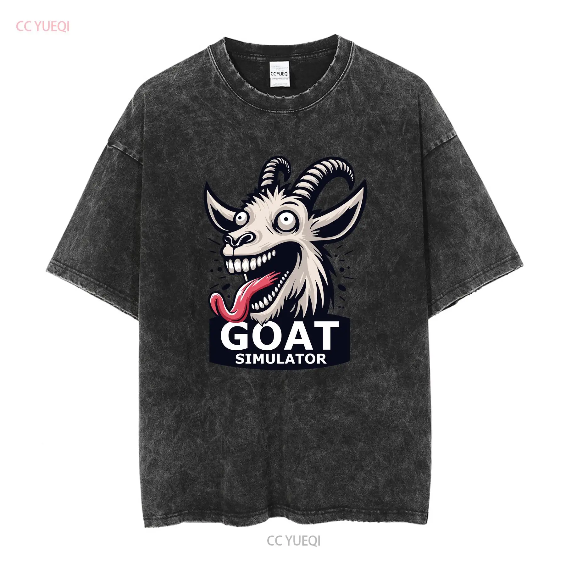 Goat Simulator Screaming T Shi - Vintage Fashion T Shirts ulasan dan harga