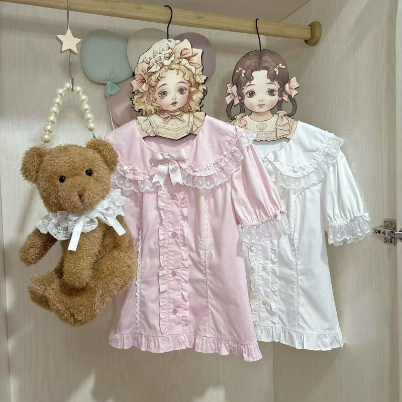 Japanese Kawaii Short Sleeve B - Vintage Fashion Japan ulasan dan harga