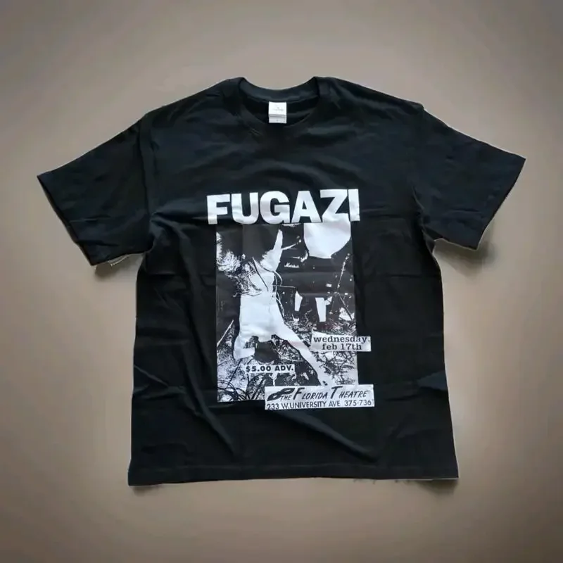 Fugazi Vintage Reprint 90’s Pu - Band Tee Faded 90S ulasan dan harga