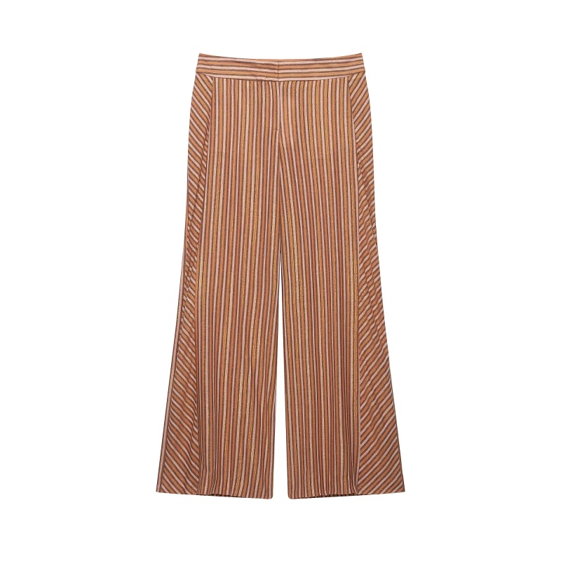 Vintage Striped Wide Leg Pants - Vintage Fashion Wear ulasan dan harga